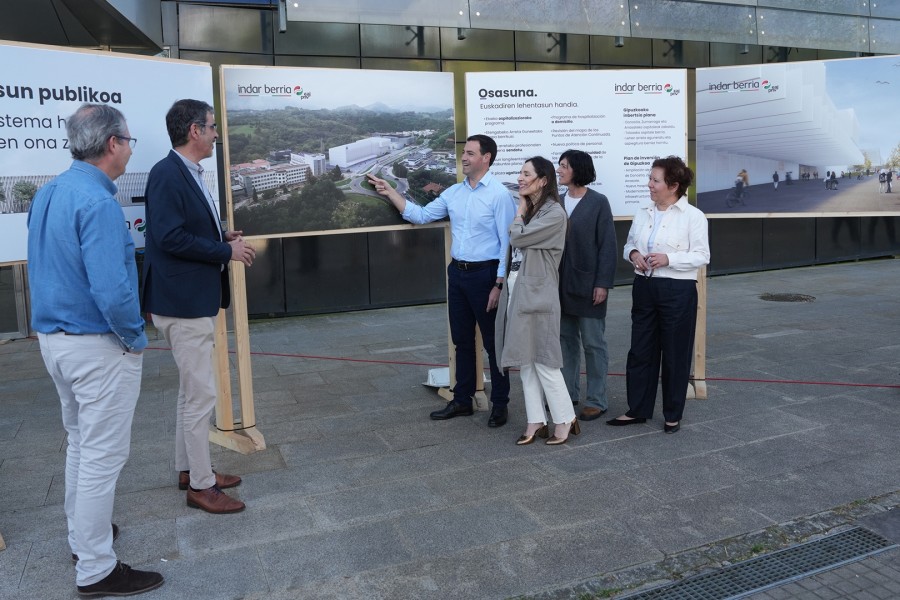 Imanol Pradales: “Invertiremos 1.250 millones de euros para ampliar y mejorar los hospitales y ambulatorios por todo Euskadi”